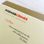 2018 08 21 Poems & Crimes Athens - TS Eliot Quote @michaelambjorn